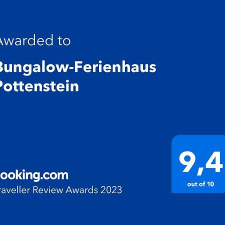 Bungalow-Ferienhaus Pottenstein Εξωτερικό φωτογραφία